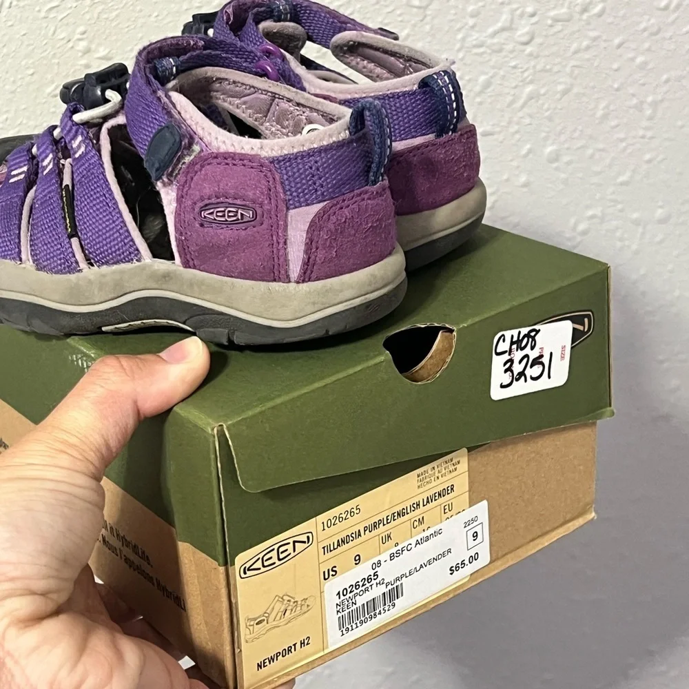 Keen Purple Outdoor Sandals with Protective Toe Bumper